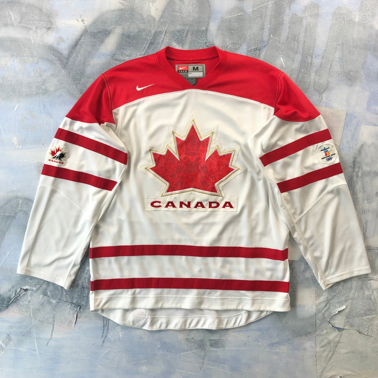 Vintage Nike Team Canada Hockey 2010 Olympic Jersey M