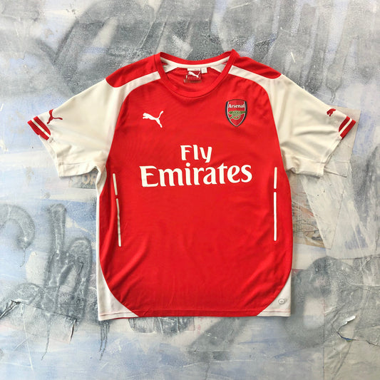 Vintage Puma Arsenal FC Fly Emirates Jersey L