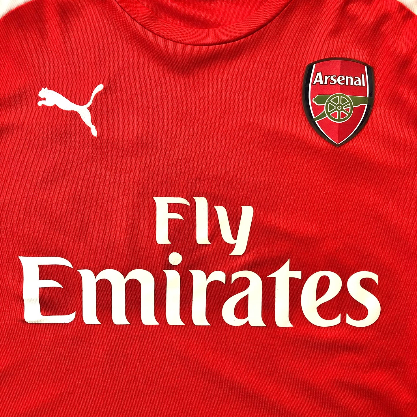 Vintage Puma Arsenal FC Fly Emirates Jersey L