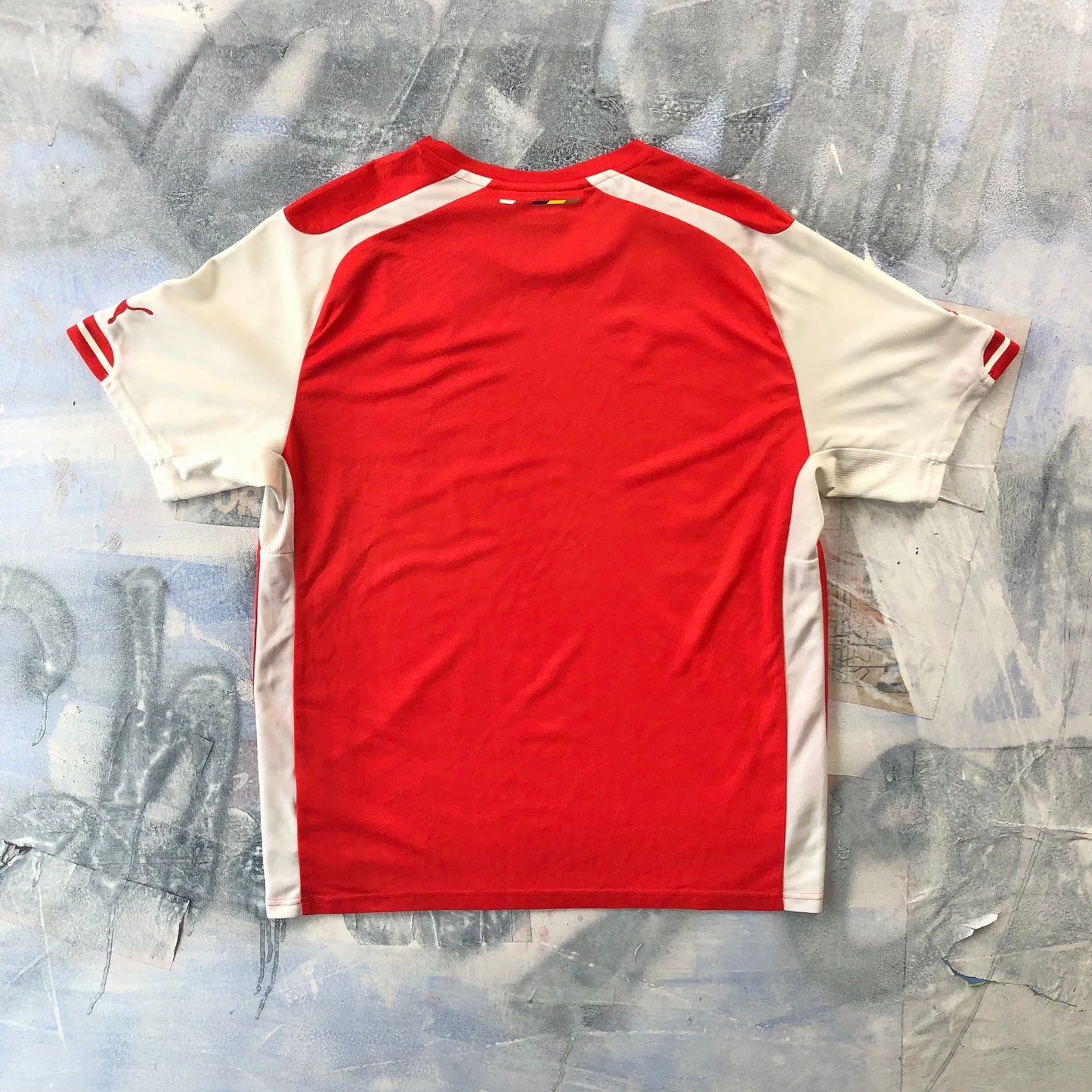 Vintage Puma Arsenal FC Fly Emirates Jersey L