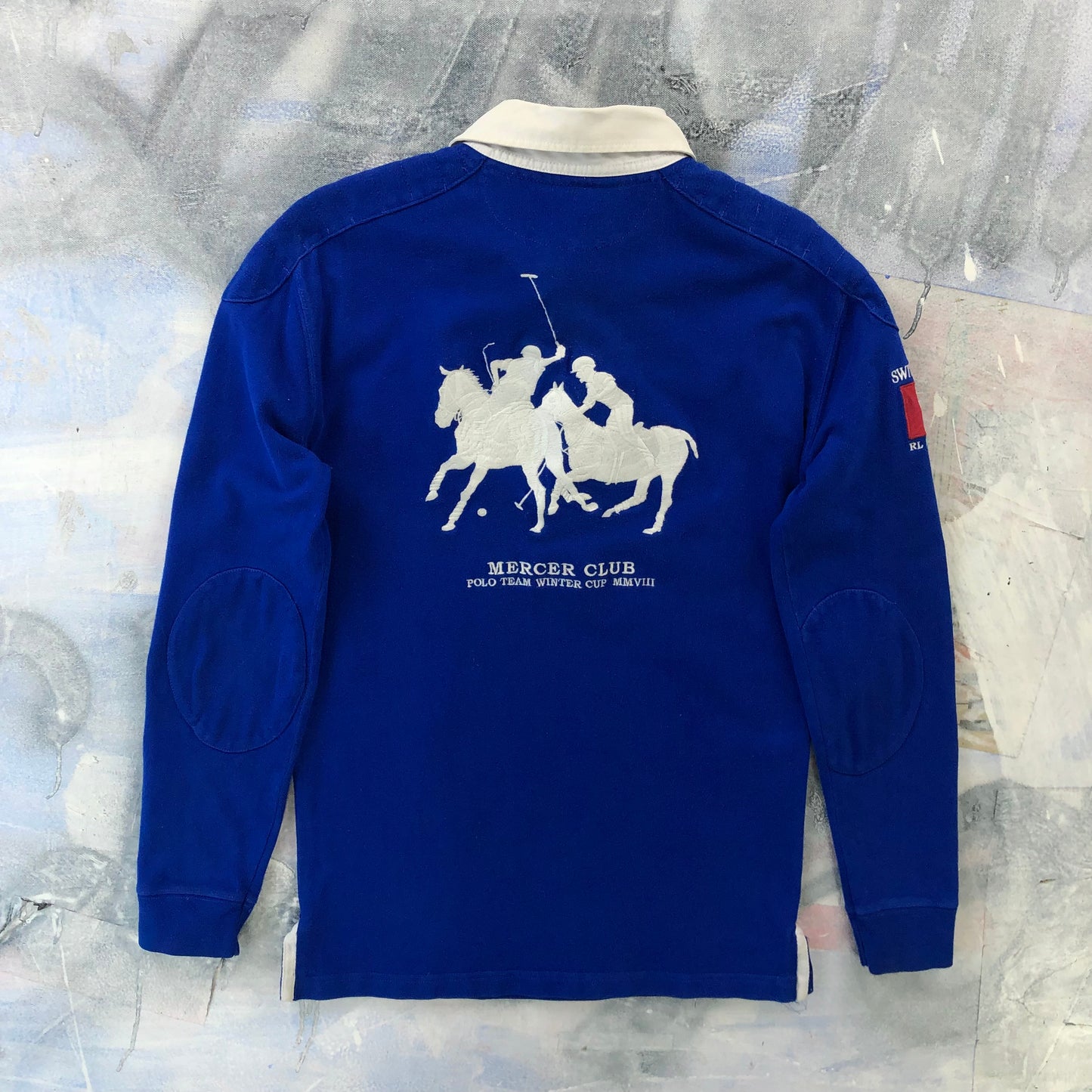 Vintage Polo Ralph Lauren Polo Mercer Club Switzerland Polo Winter Cup Long Sleeve Shirt L