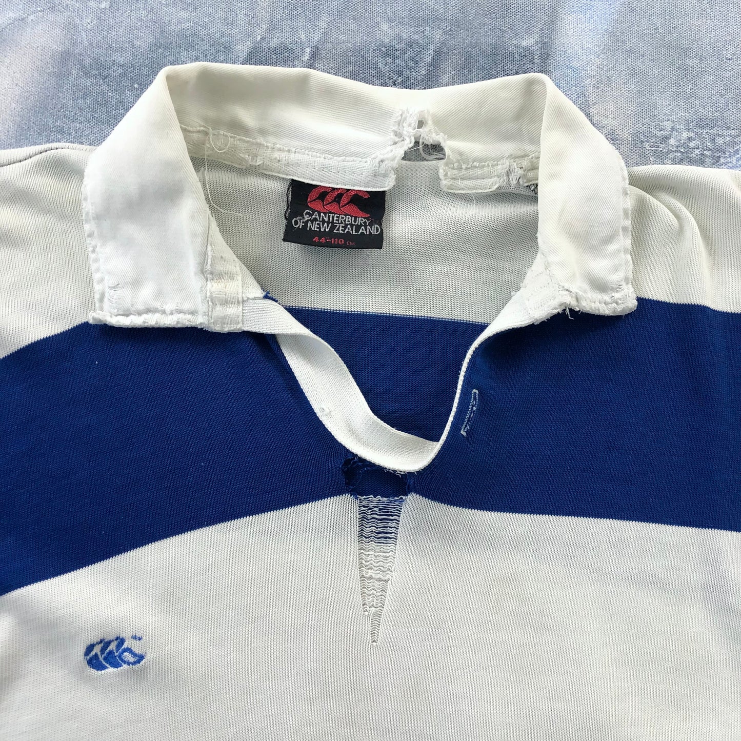 Vintage 90s Caterbury New Zealand Rugby Short Sleeve Single Stitch Jersey Polo XL