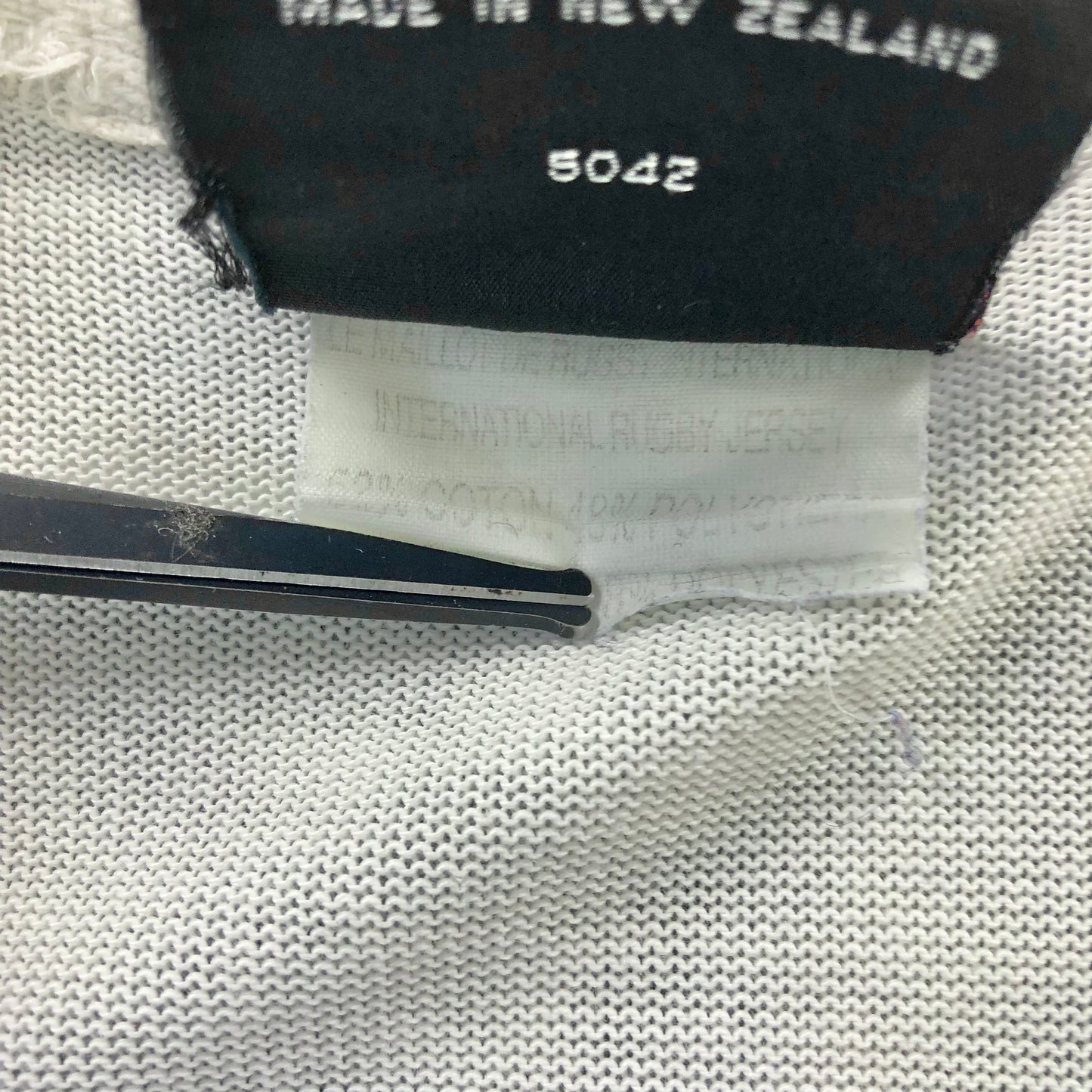 Vintage 90s Caterbury New Zealand Rugby Short Sleeve Single Stitch Jersey Polo XL