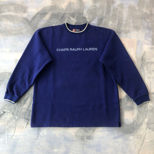 Chaps Ralph Lauren Retro Crewneck Sweatshirt M