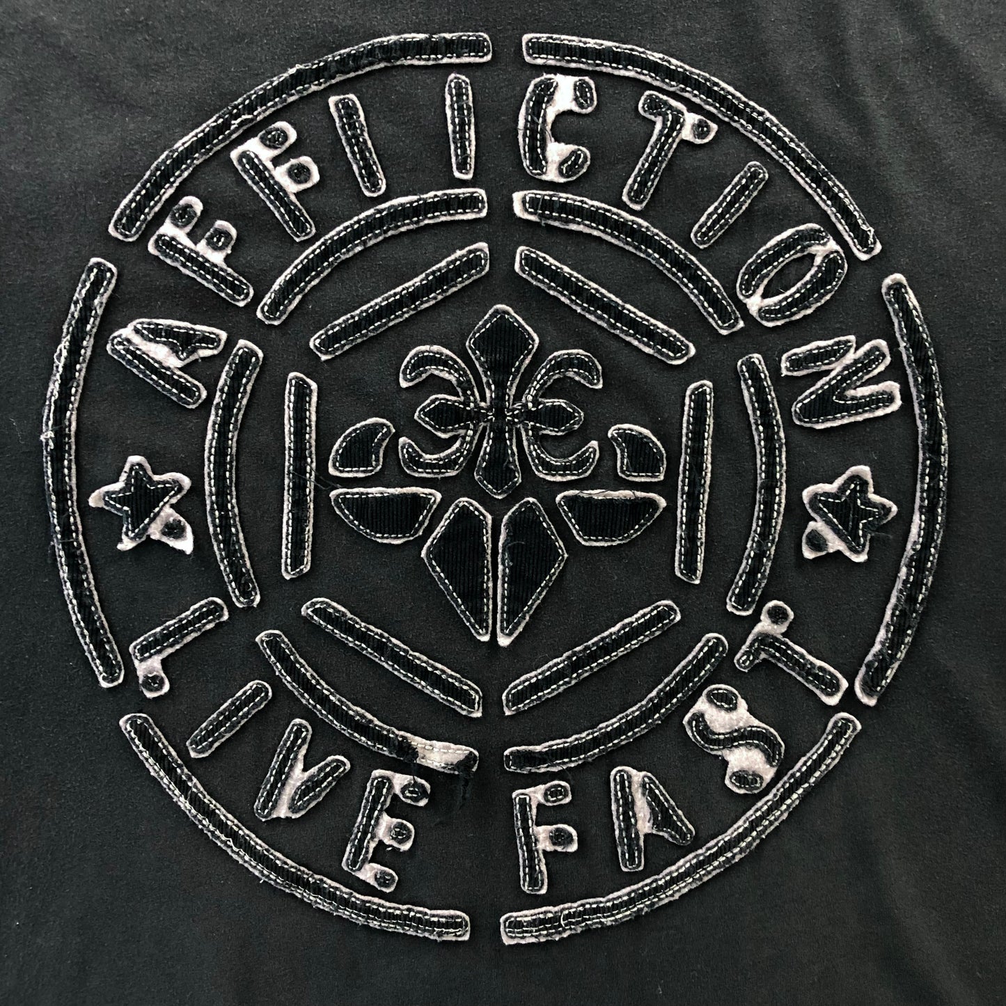 Vintage Y2K Affliction Live Fast T Shirt XXXL