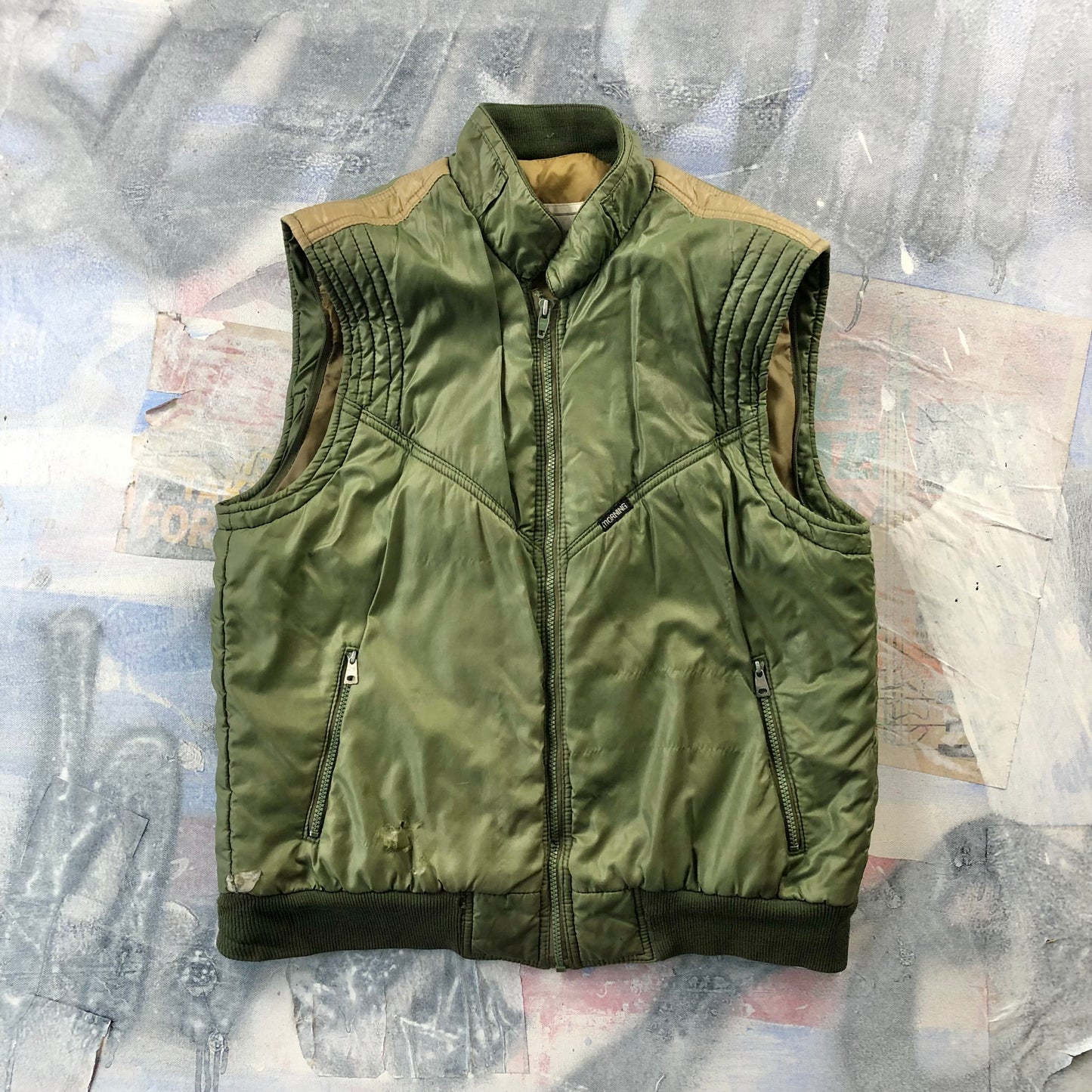 Vintage Claybrook Morning Zip Vest L