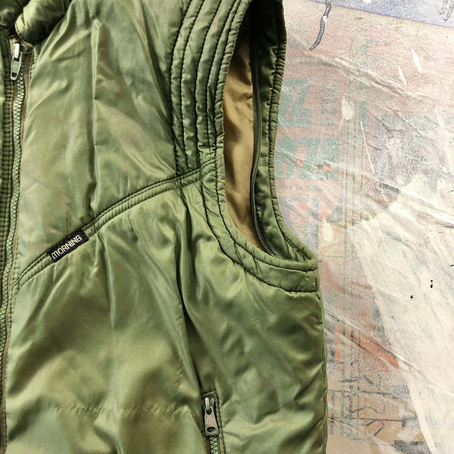 Vintage Claybrook Morning Zip Vest L