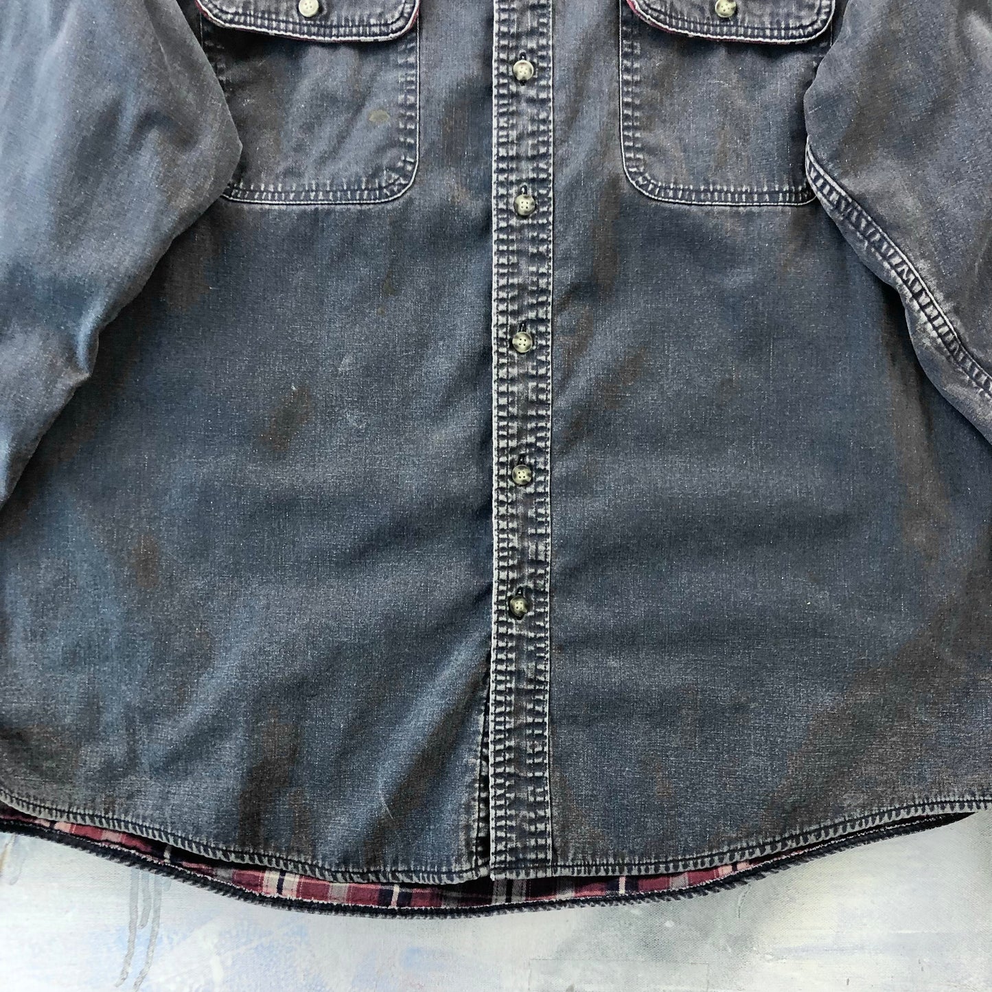 Vintage L.L Bean Plaid Lined Button Flannel Shirt XL