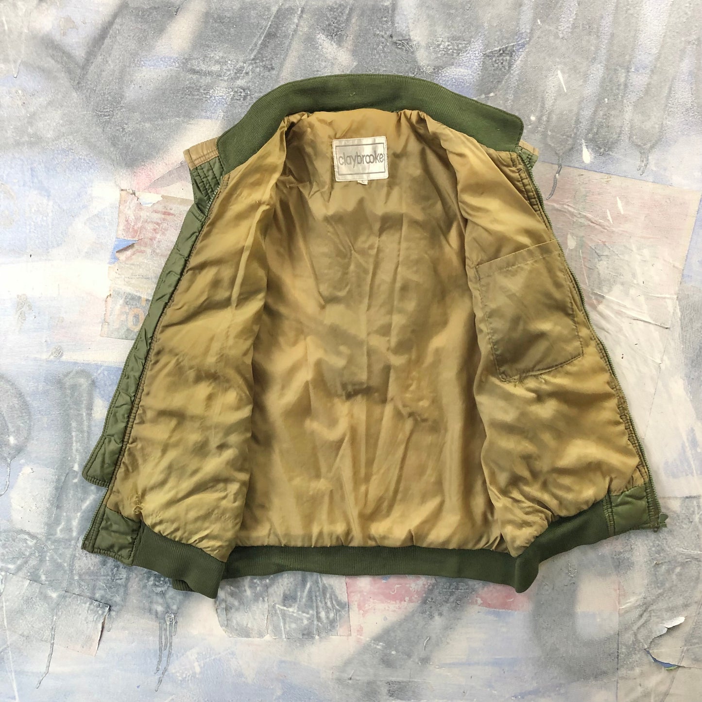 Vintage Claybrook Morning Zip Vest L