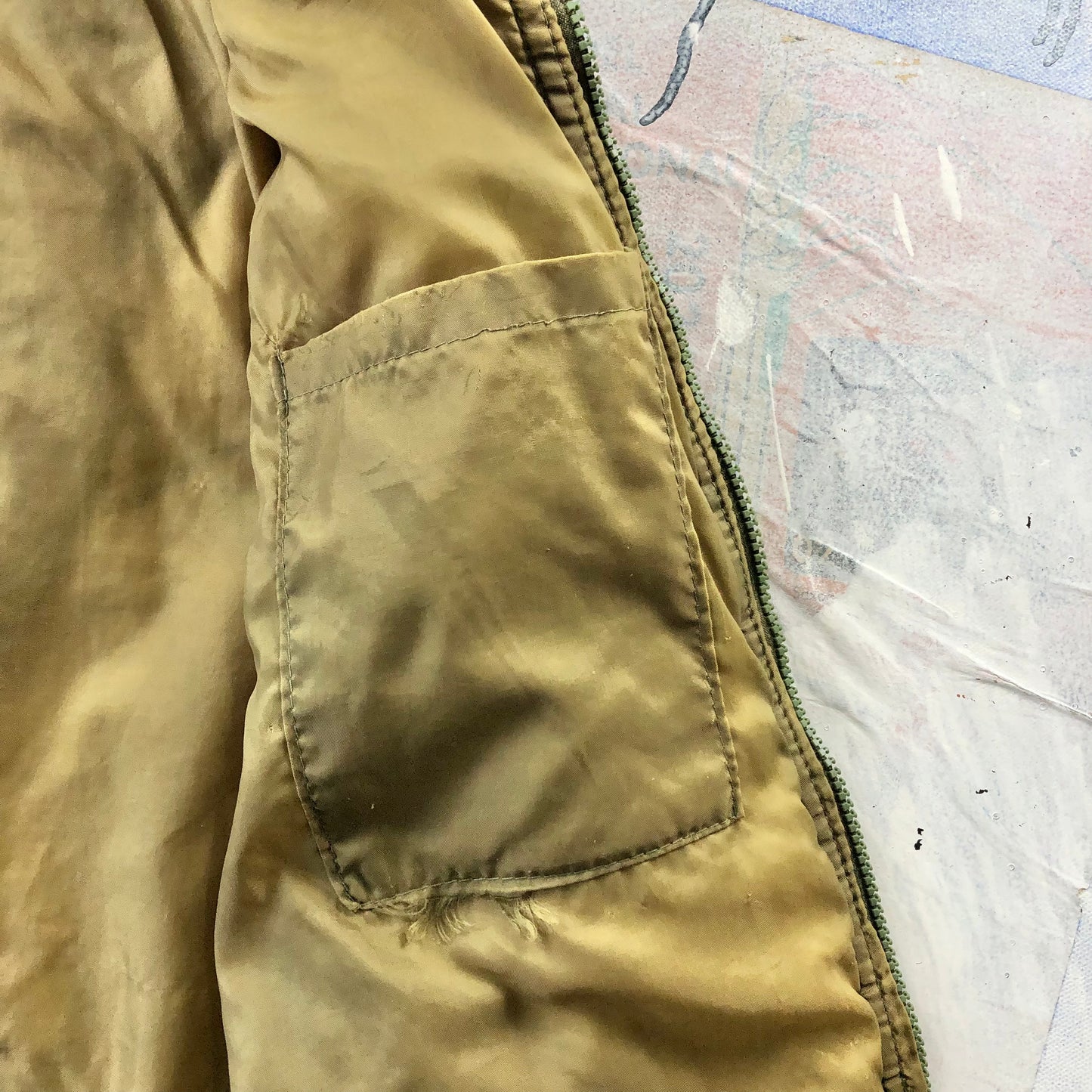 Vintage Claybrook Morning Zip Vest L