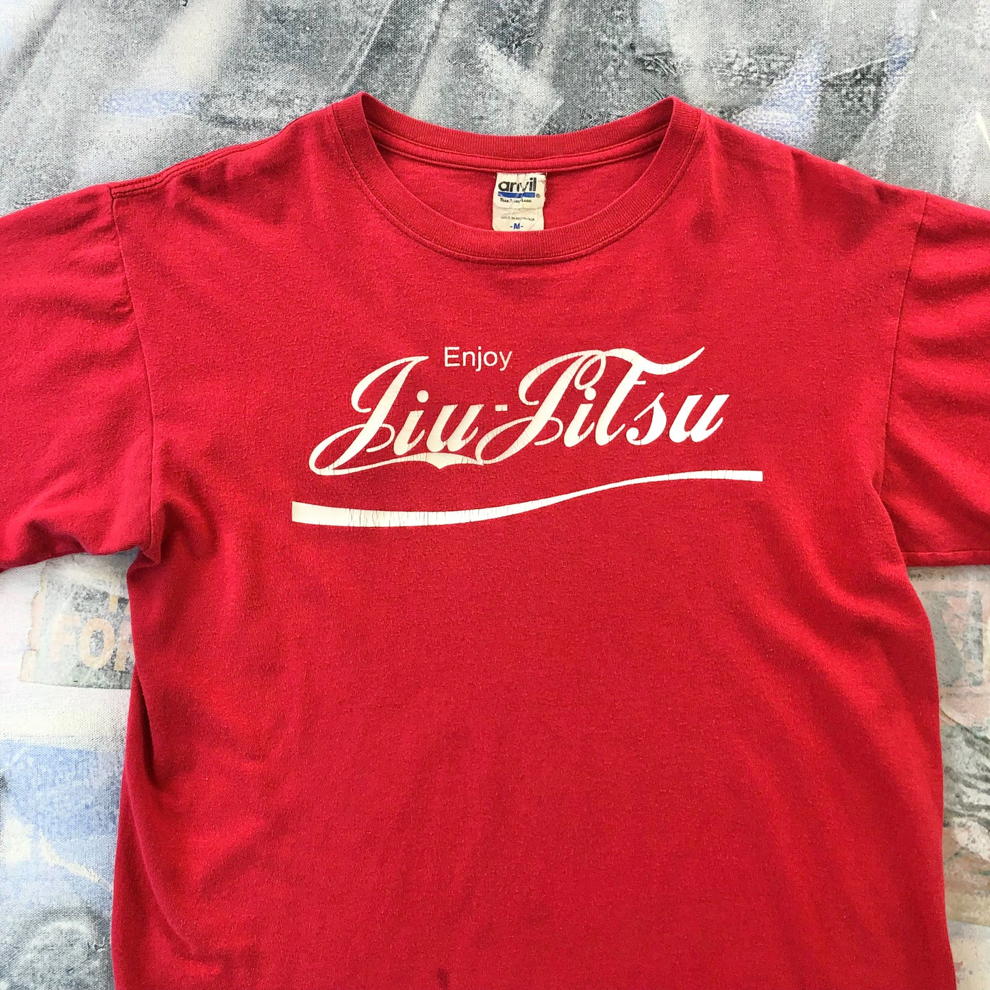 Vintage Enjoy Jiu Jitsu Cageside T Shirt M