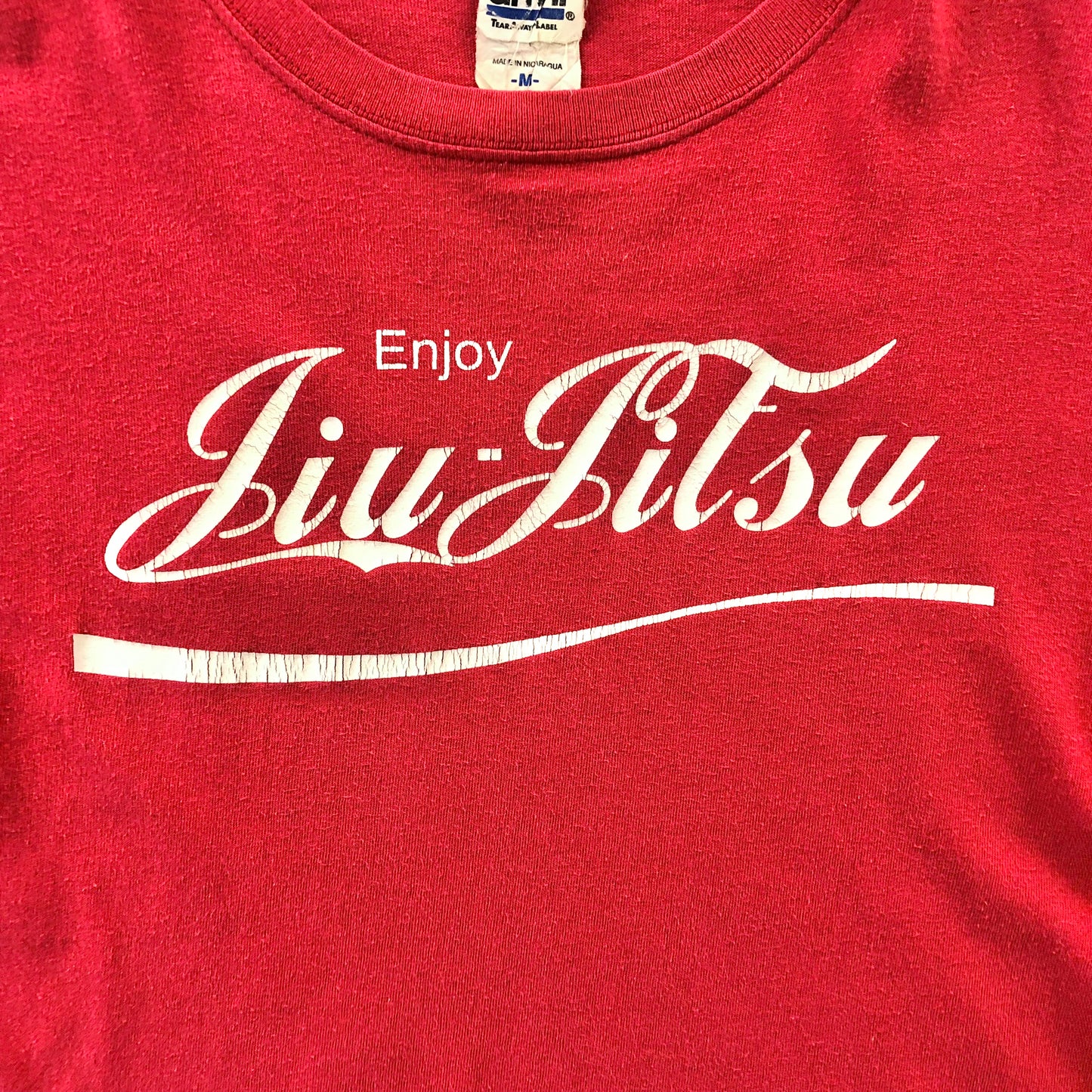 Vintage Enjoy Jiu Jitsu Cageside T Shirt M