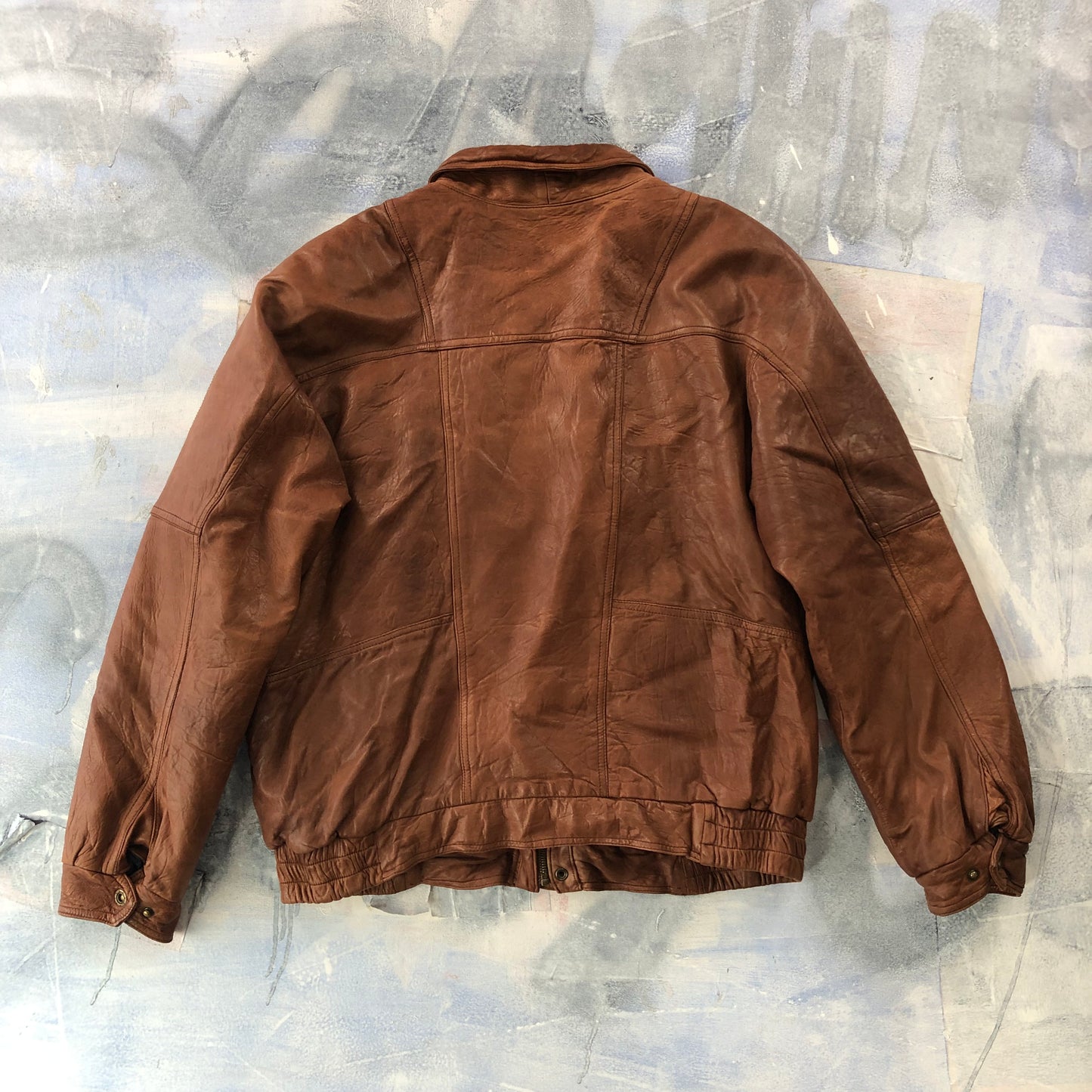Cordovan Montreal 80s Bomber Zip Button Jacket XL