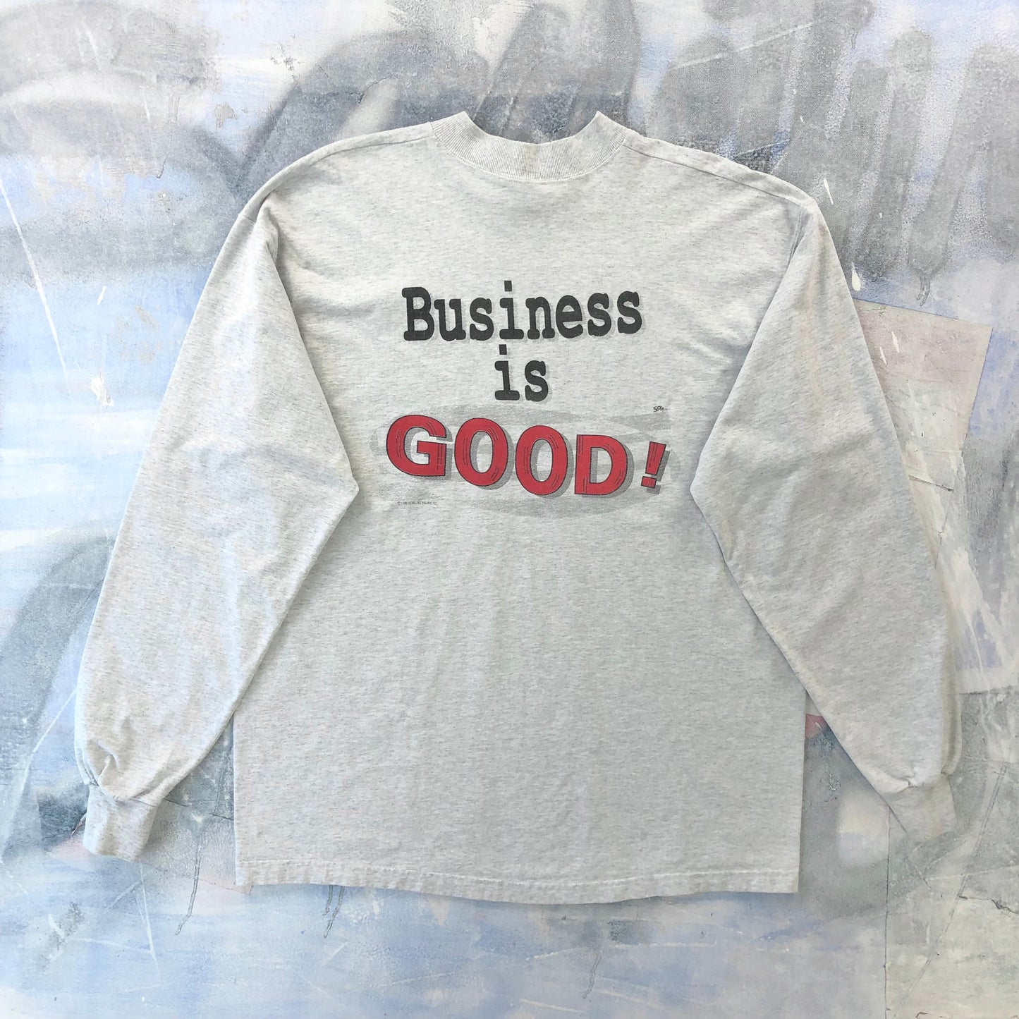 Vintage We´re In The Butt Kickin Business Baseball Long Sleeve T Shirt XXL