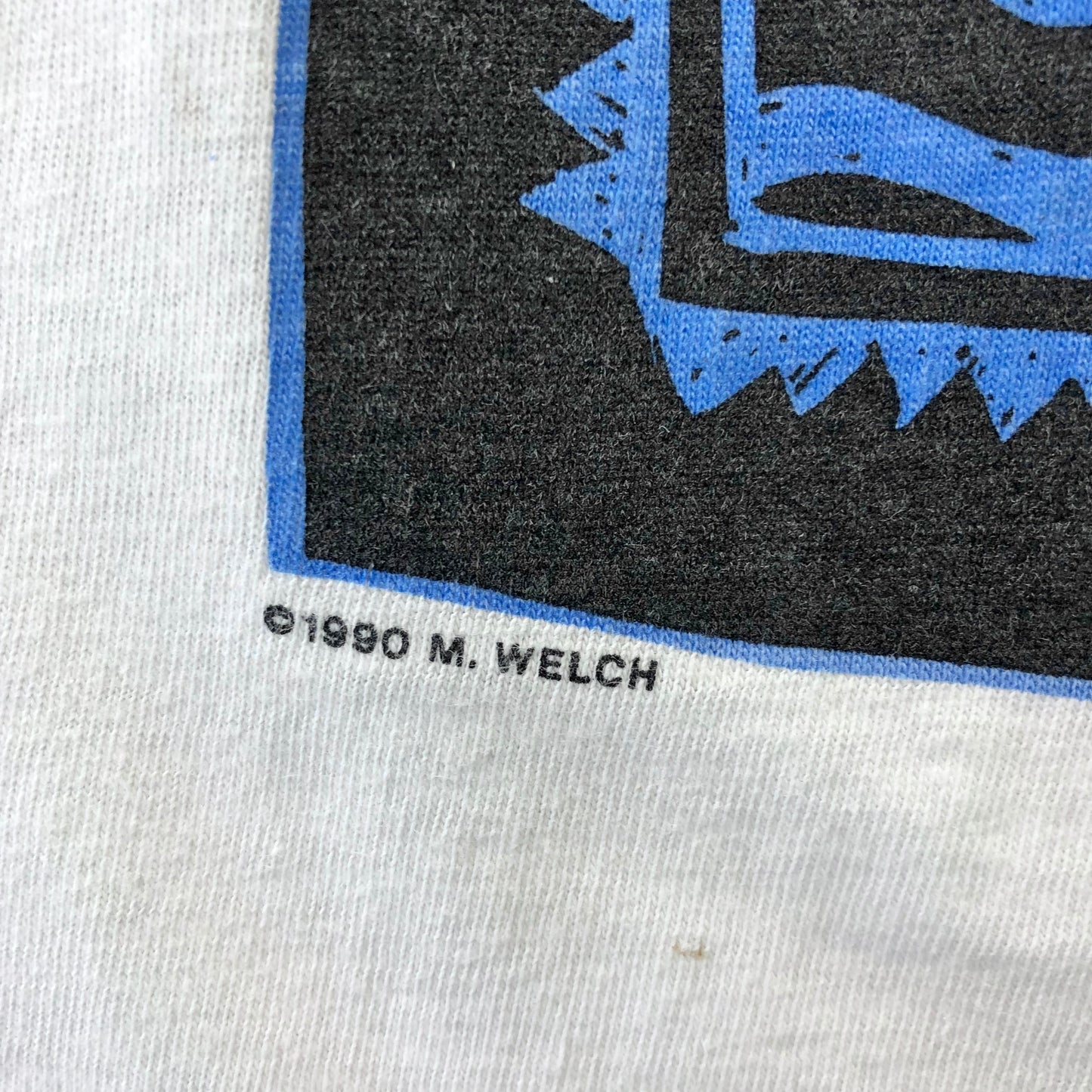 Vintage 90s M. Welsch Artist Frog Painting Single Stitch T Shirt L