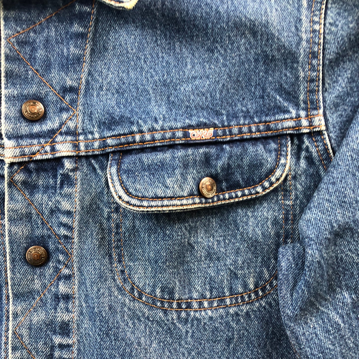 Vintage Great Western Garment Company Denim Button Jacket L