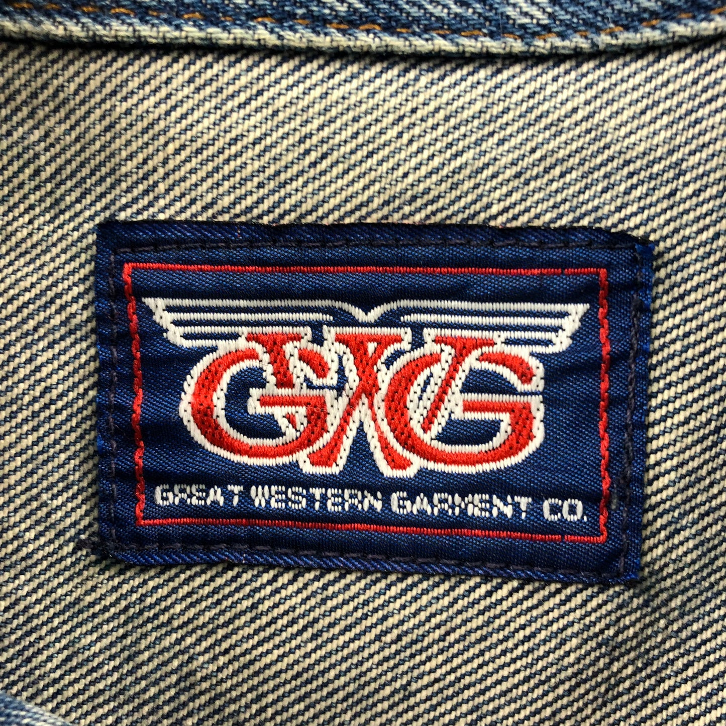 Vintage Great Western Garment Company Denim Button Jacket L