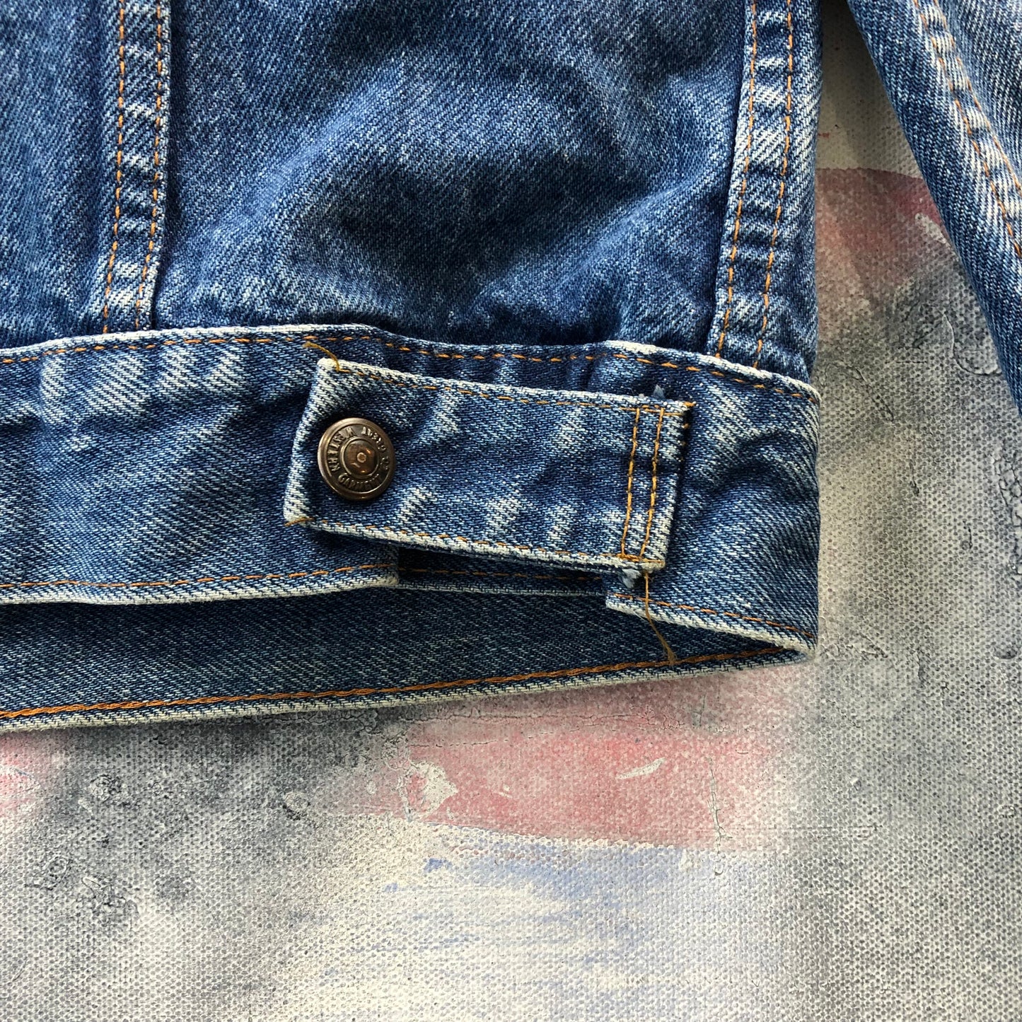 Vintage Great Western Garment Company Denim Button Jacket L