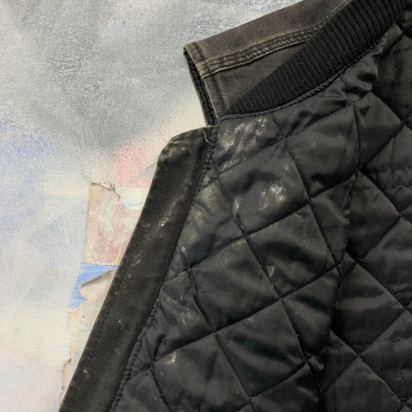 Vintage Tough Duck Quilted Lined Workwear Vest XXXL