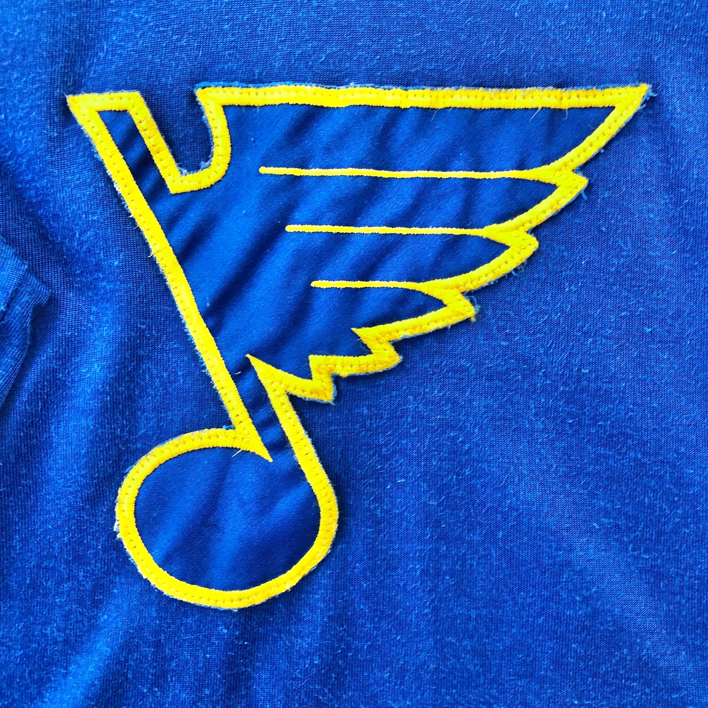 Vintage 70s NHL St. Louis Blues Knit Hockey Jersey M