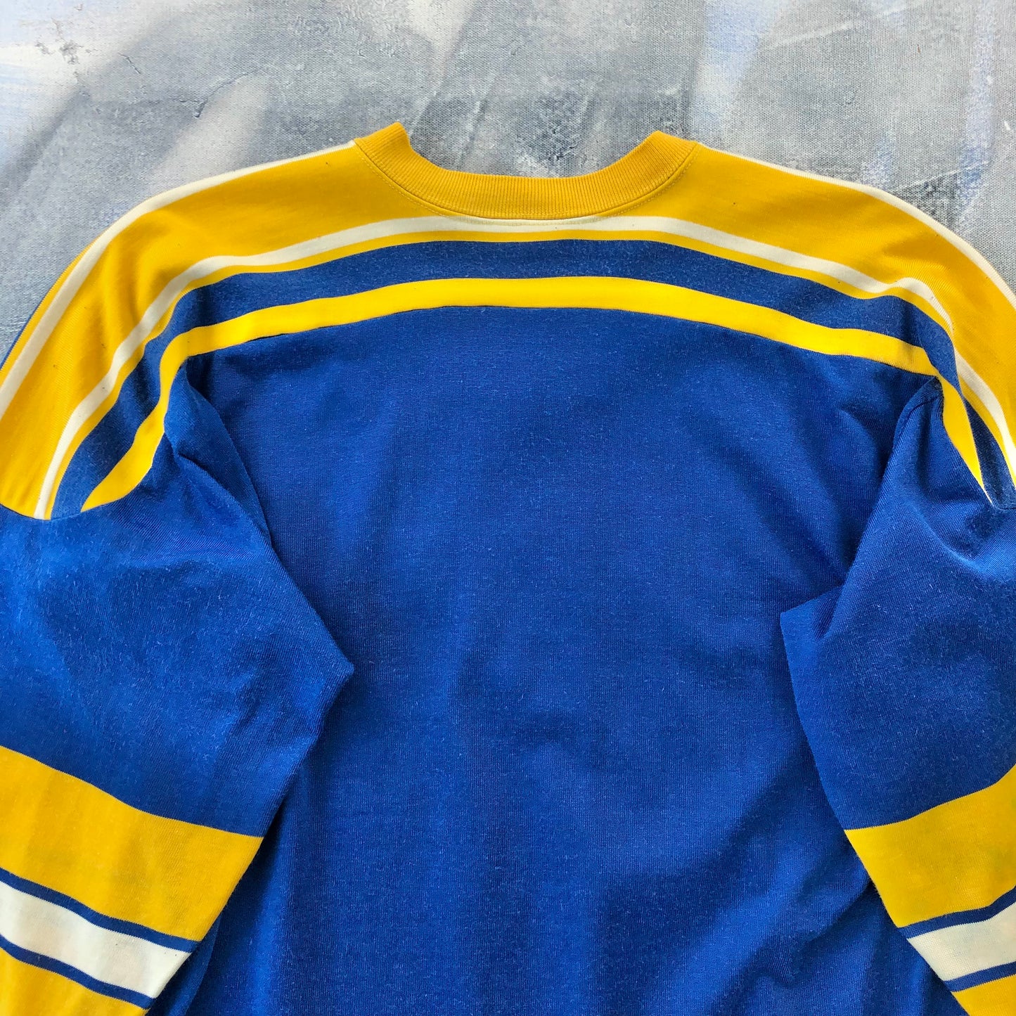Vintage 70s NHL St. Louis Blues Knit Hockey Jersey M