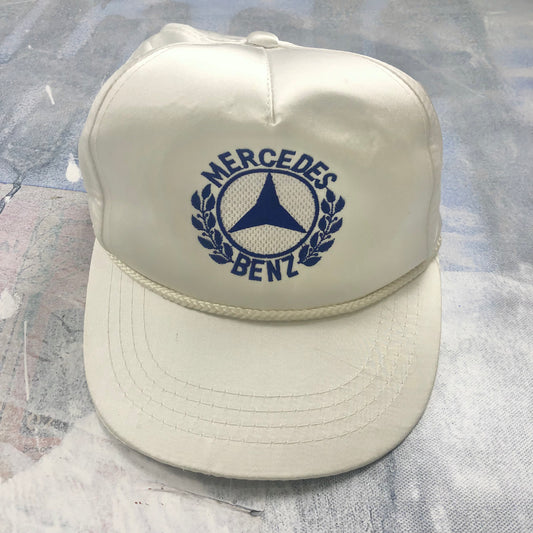 Vintage Mercedes Benz Trucker Rope Snapback Hat