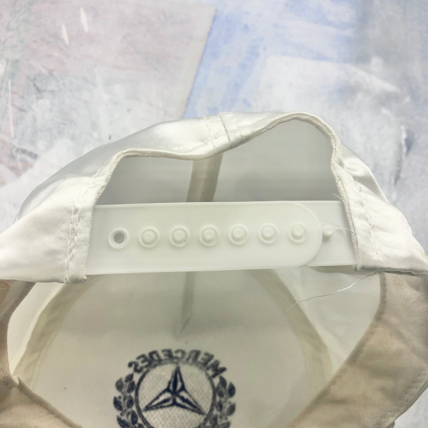 Vintage Mercedes Benz Trucker Rope Snapback Hat