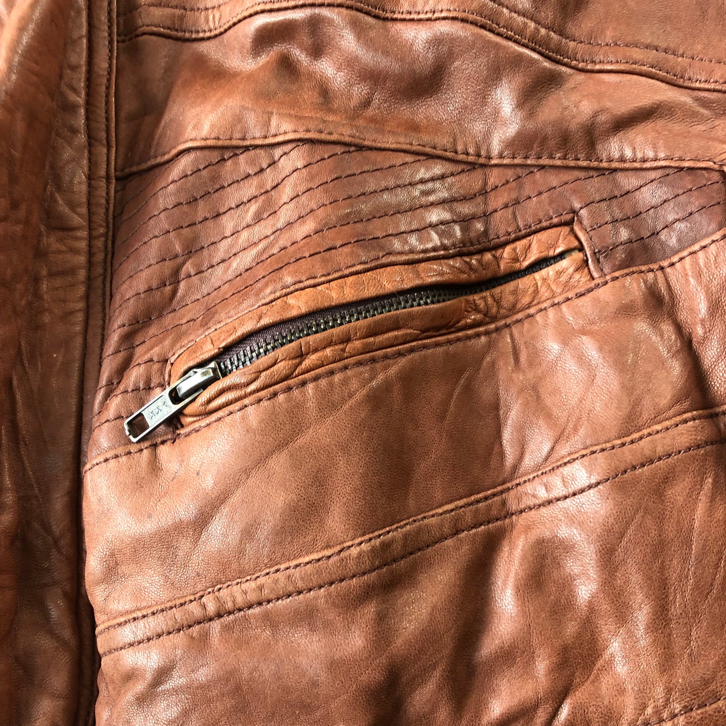 Cordovan Montreal 80s Bomber Zip Button Jacket XL