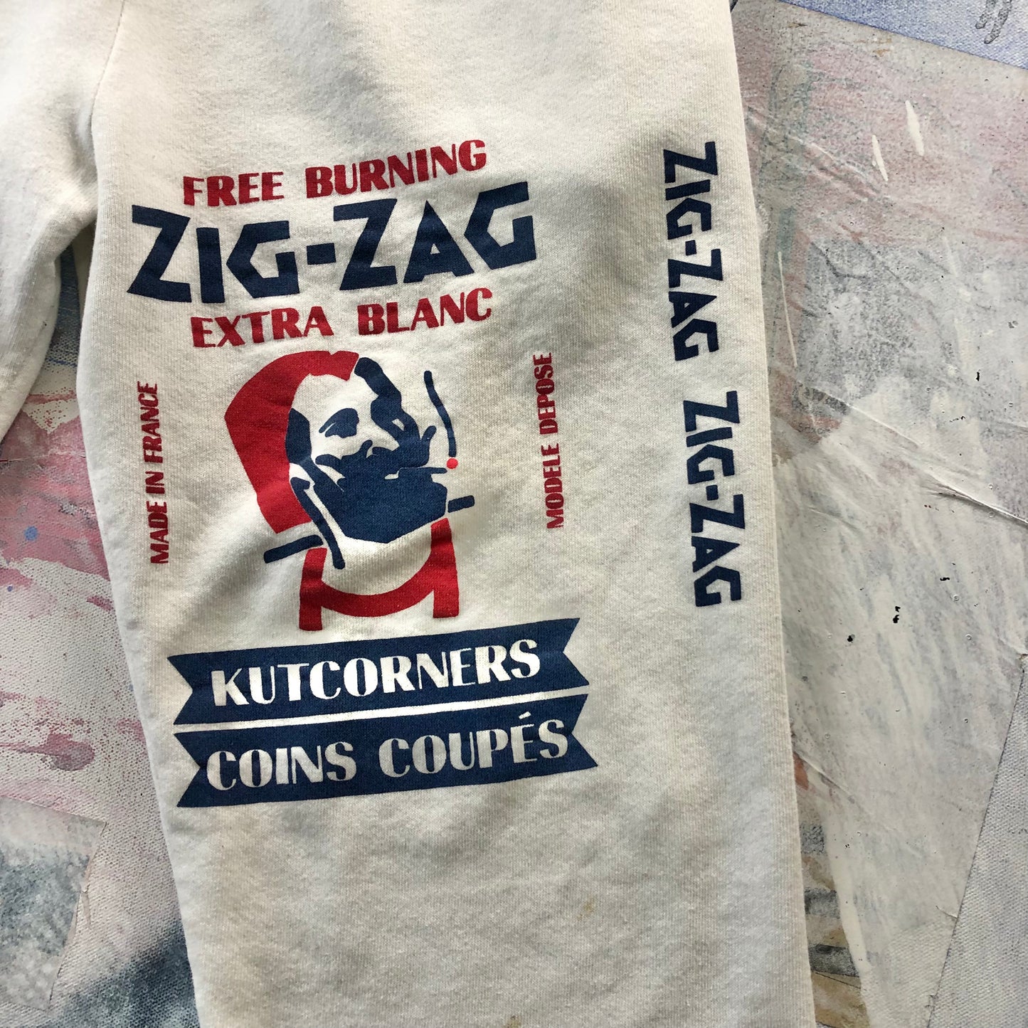 Vintage Zig Zag Sweat Pant Jogger M