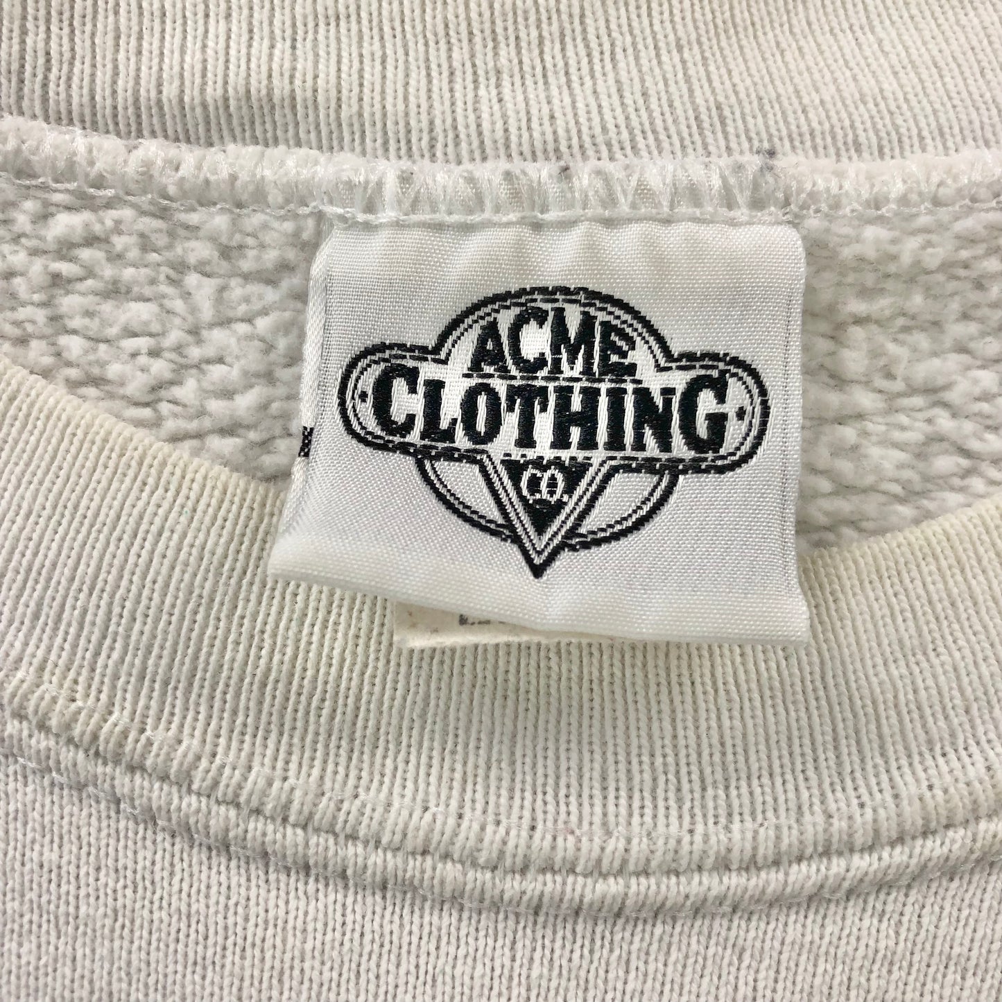 Vintage 90s USA Acme Loony Tunes Clock Crewneck Sweatshirt L