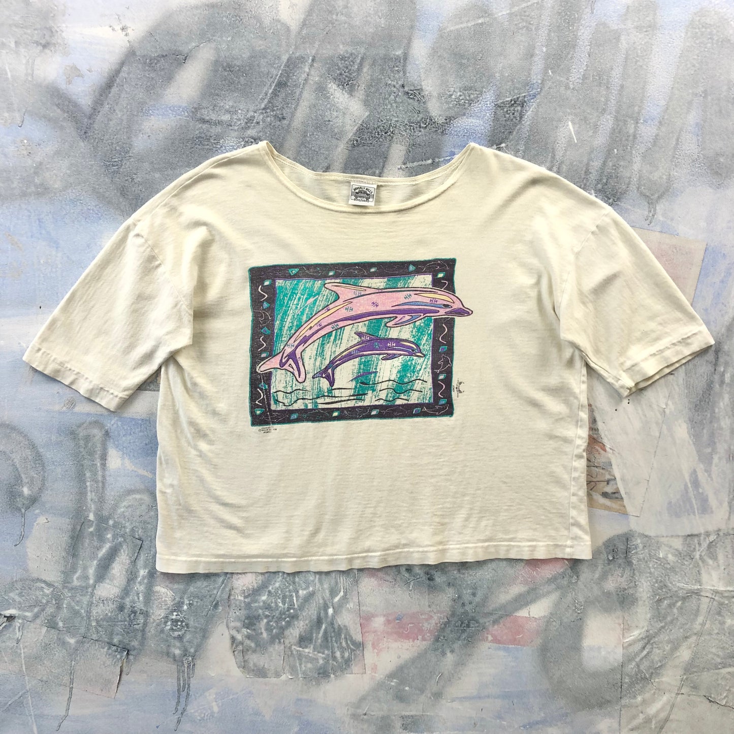 Vintage USA Dolphins T Shirt M