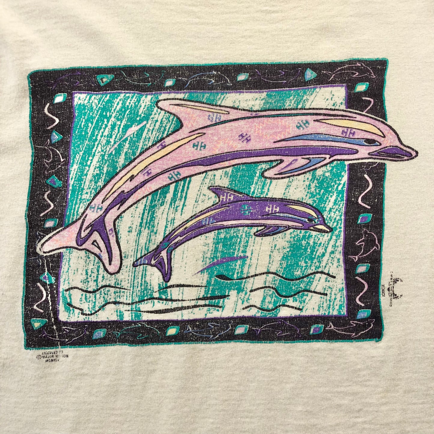 Vintage USA Dolphins T Shirt M