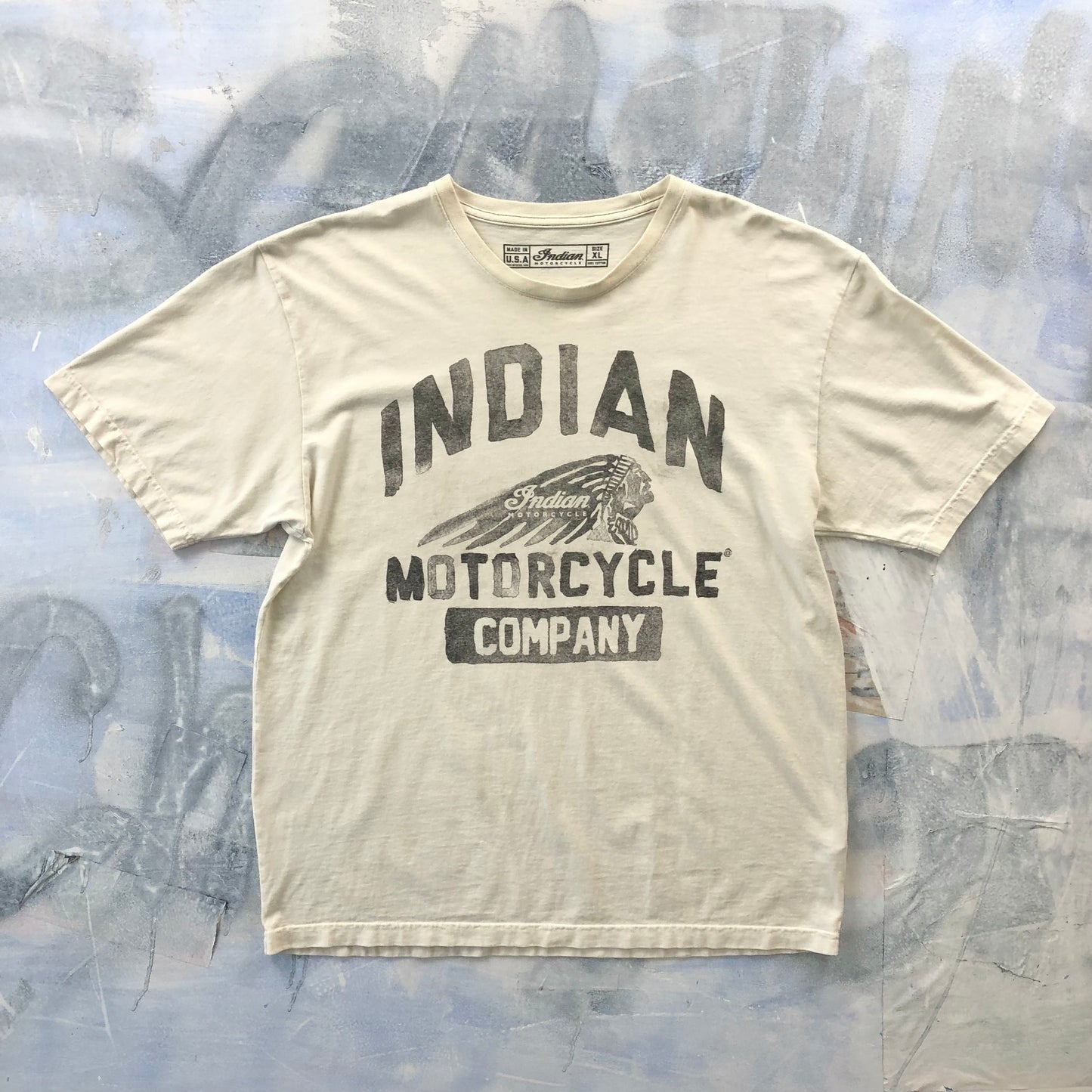 Vintage USA Indian Motorcycle Company T Shirt XL