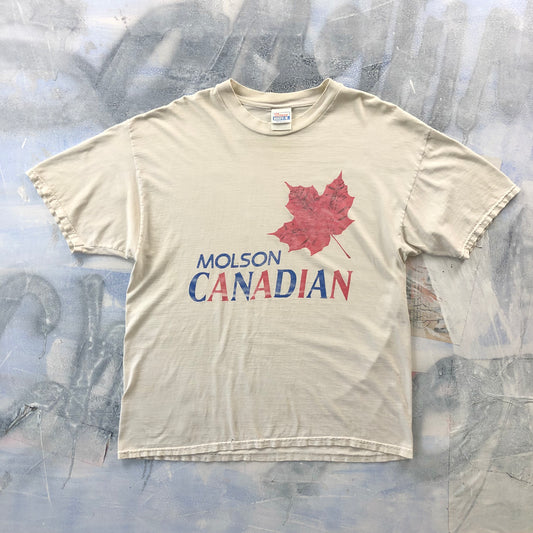 Vintage Molson Canadian Maple Leaf T Shirt XL
