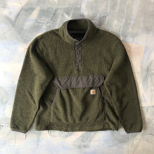 Carhartt 104991 Quarter Button Fleece Sweatshirt M