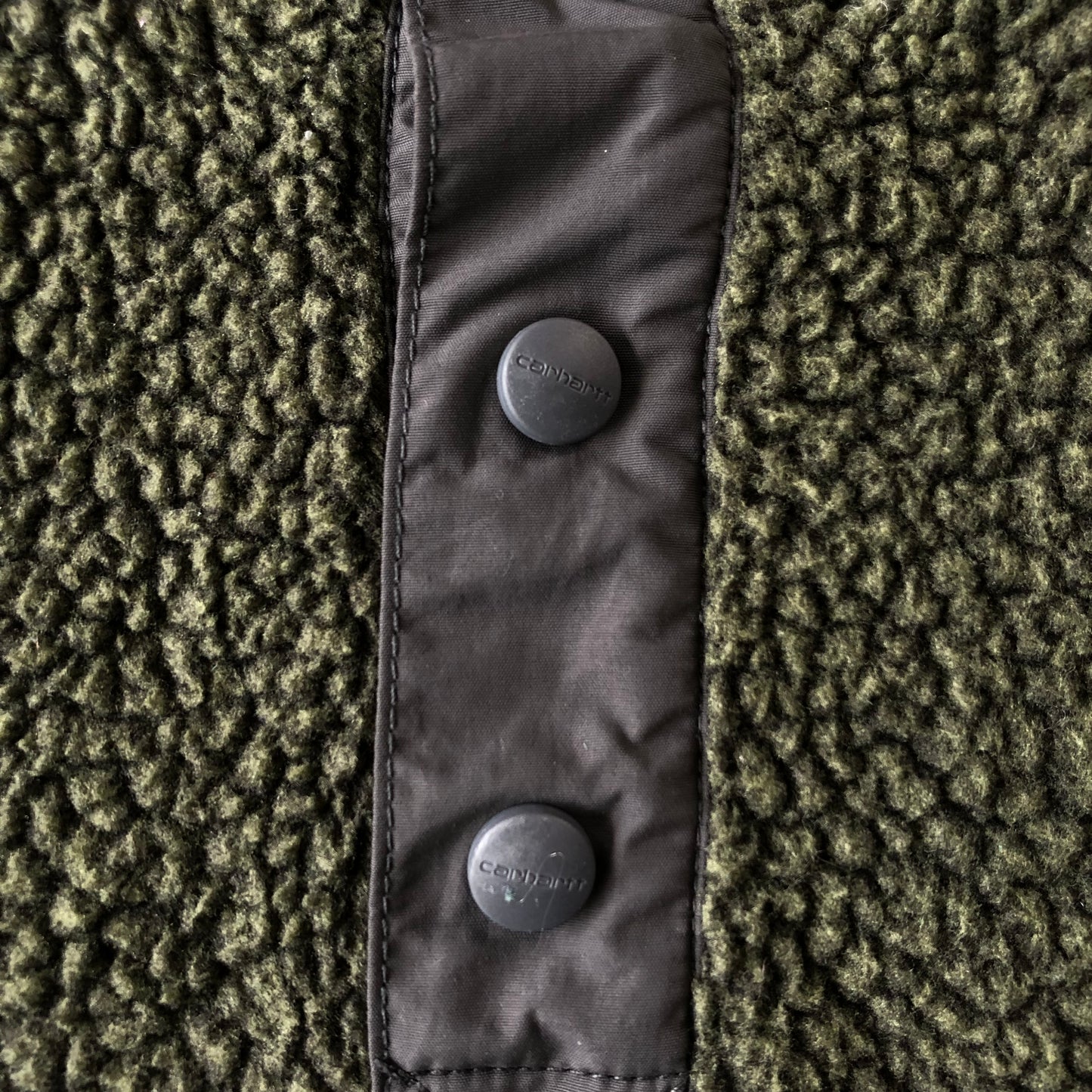 Carhartt 104991 Quarter Button Fleece Sweatshirt M