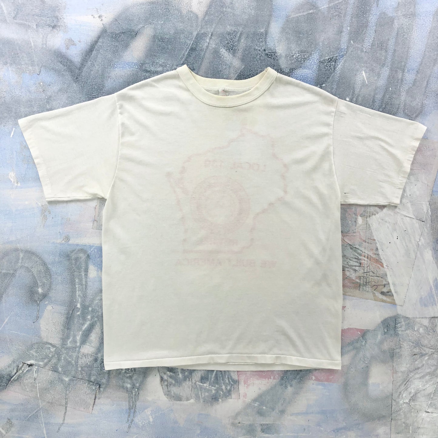 Vintage USA Local 139 International Union Of Operating Engineers Single Stitch T Shirt L