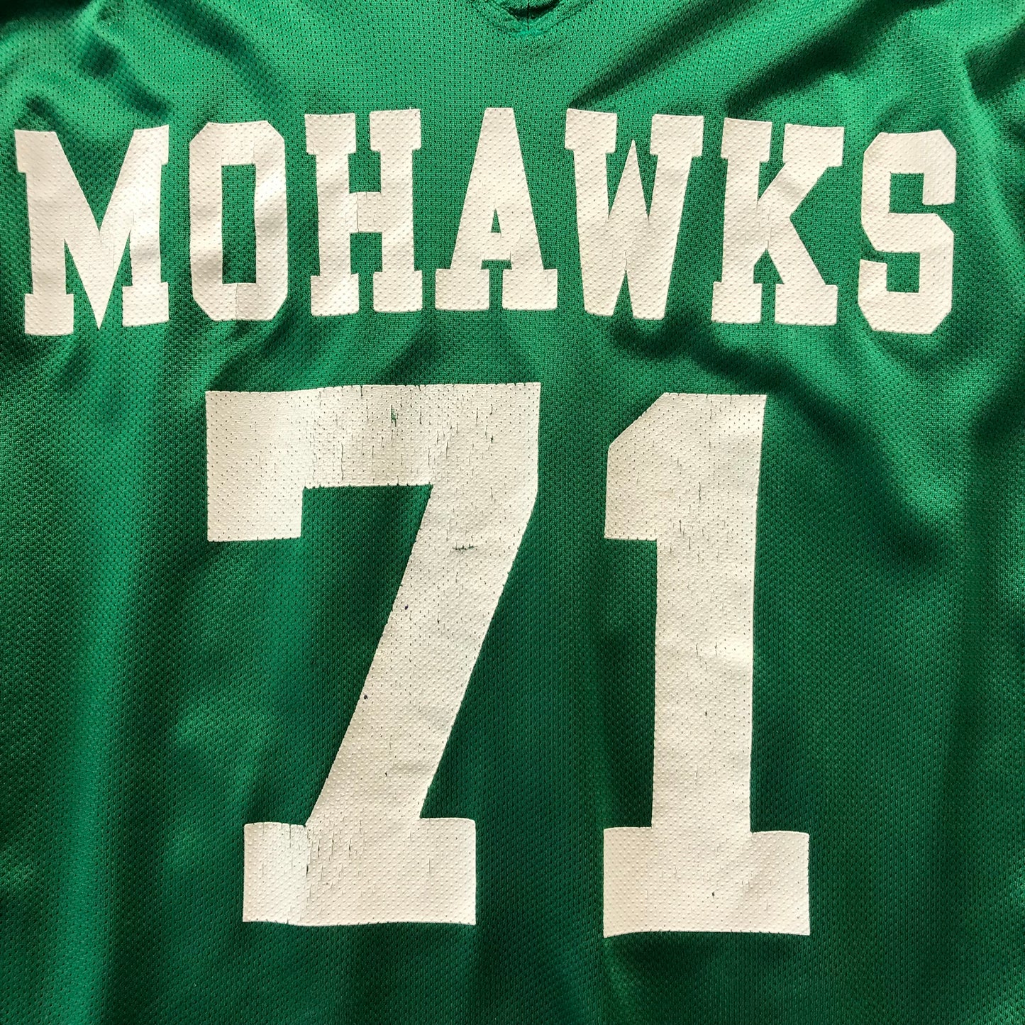 Vintage Delong Mohawks Football Jersey L