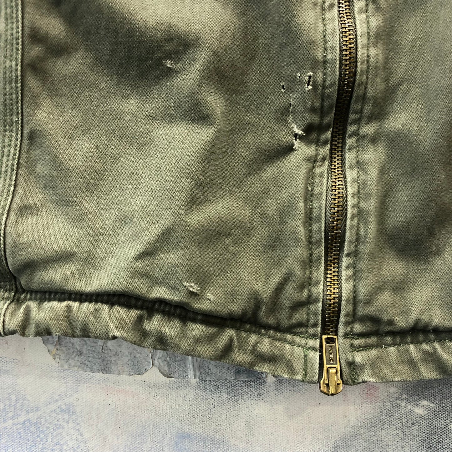 Vintage Dickies Sherpa Lined Utility Zip Jacket XXL