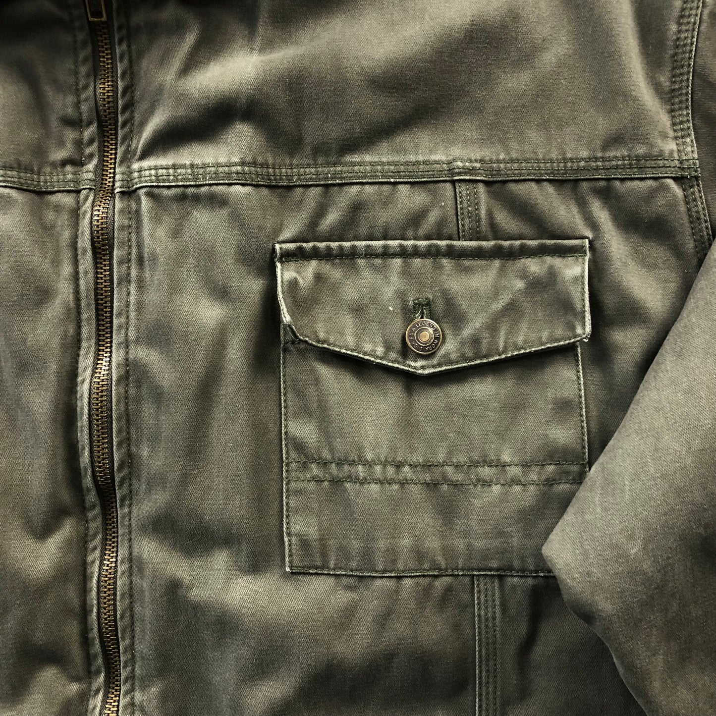 Vintage Dickies Sherpa Lined Utility Zip Jacket XXL