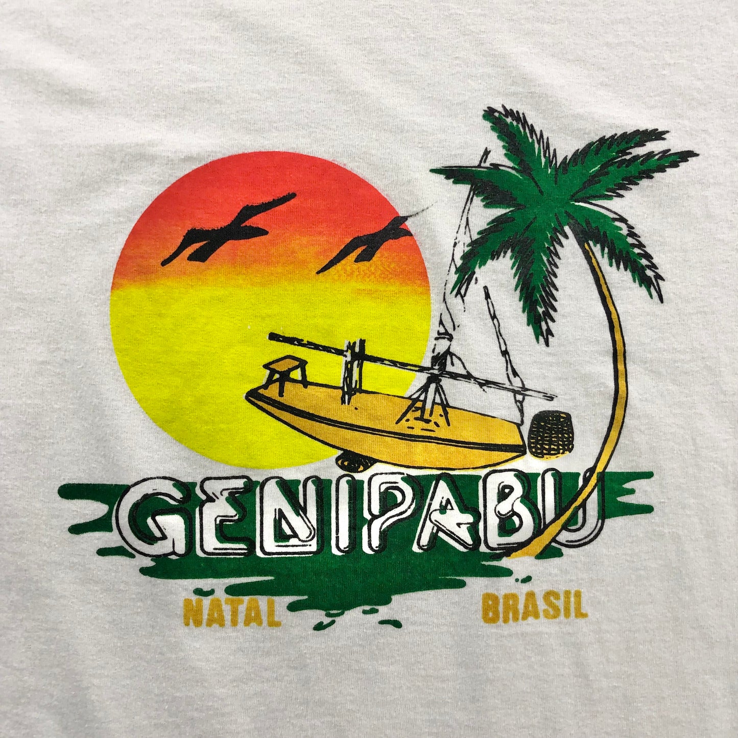 Vintage Genipabu Beach Natal Brasil T Shirt M
