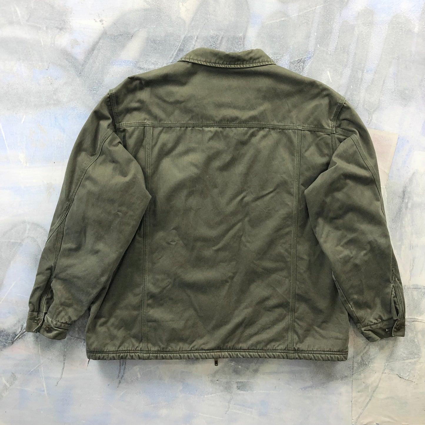 Vintage Dickies Sherpa Lined Utility Zip Jacket XXL