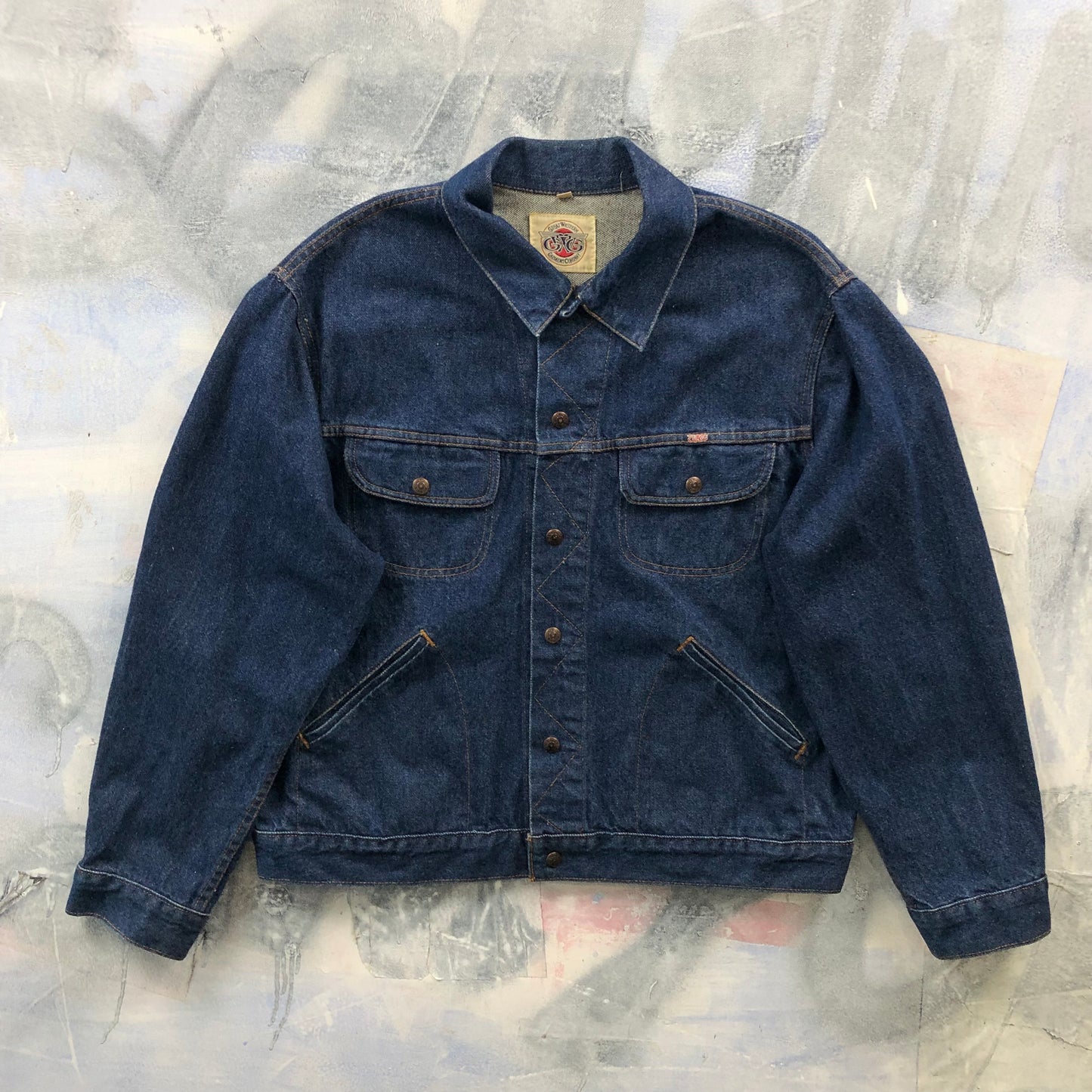 Vintage Great Western Garment Company Denim Button Jacket XL