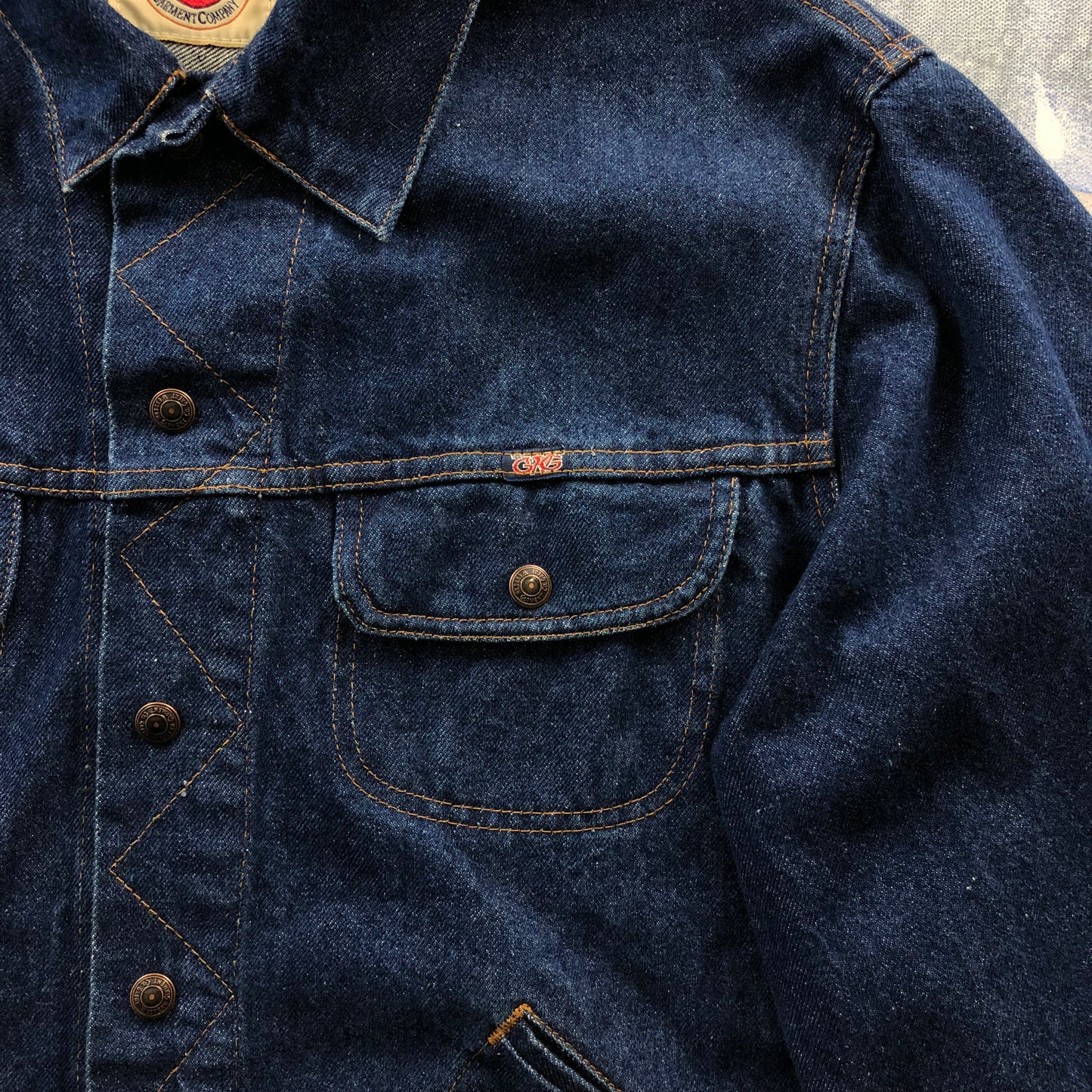 Vintage Great Western Garment Company Denim Button Jacket XL