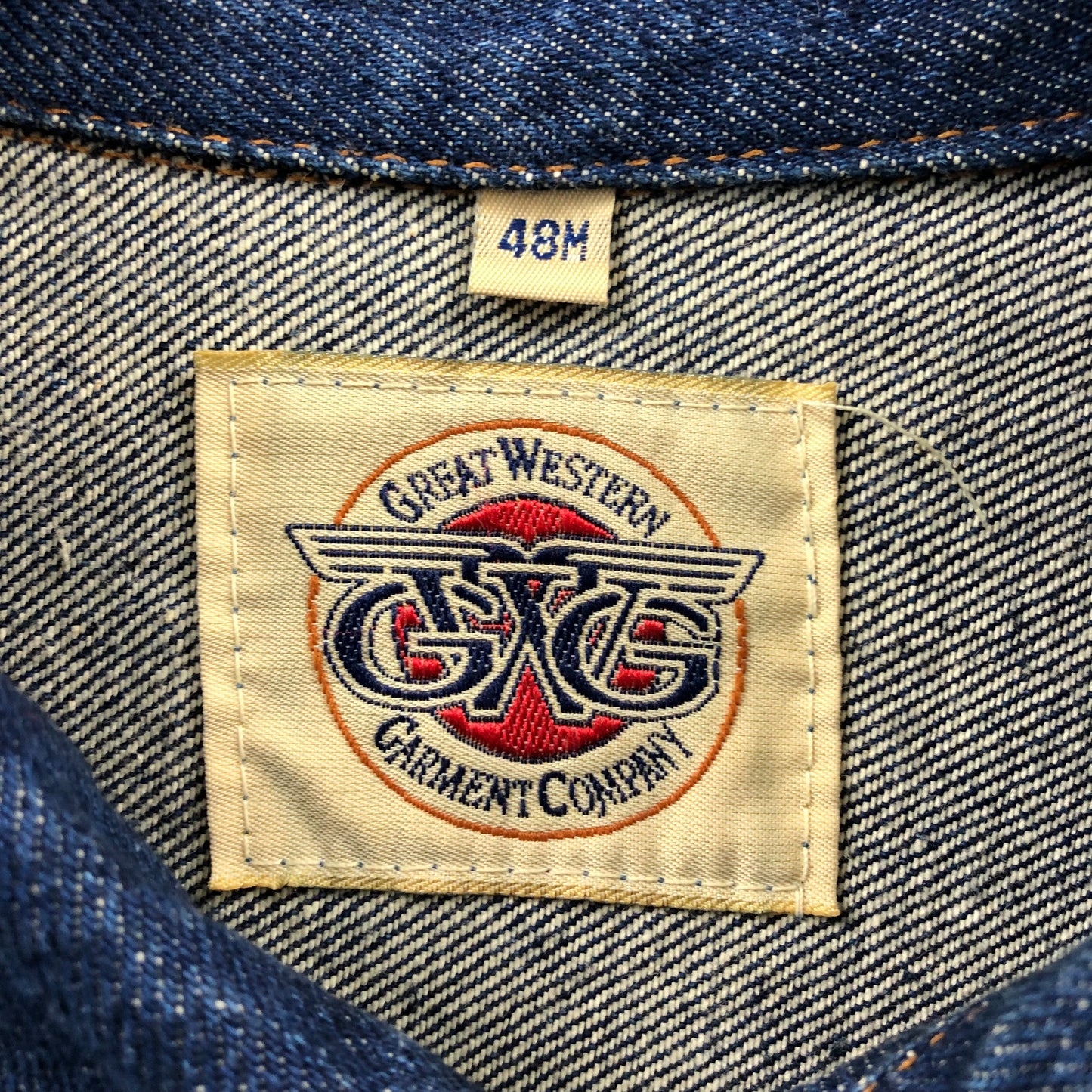 Vintage Great Western Garment Company Denim Button Jacket XL