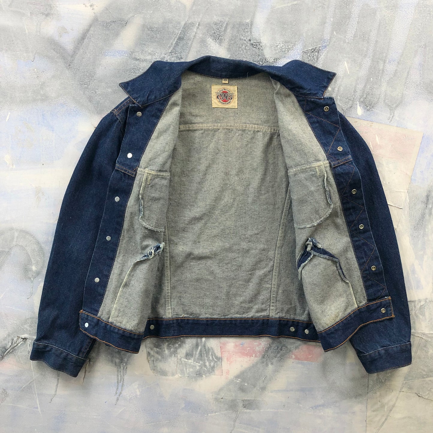 Vintage Great Western Garment Company Denim Button Jacket XL