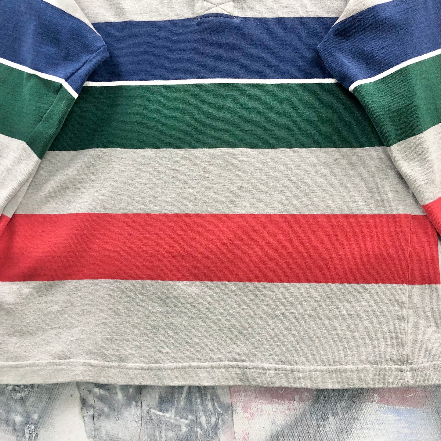 Vintage 90s Barbarian Rugby Long Sleeve Polo Shirt XL