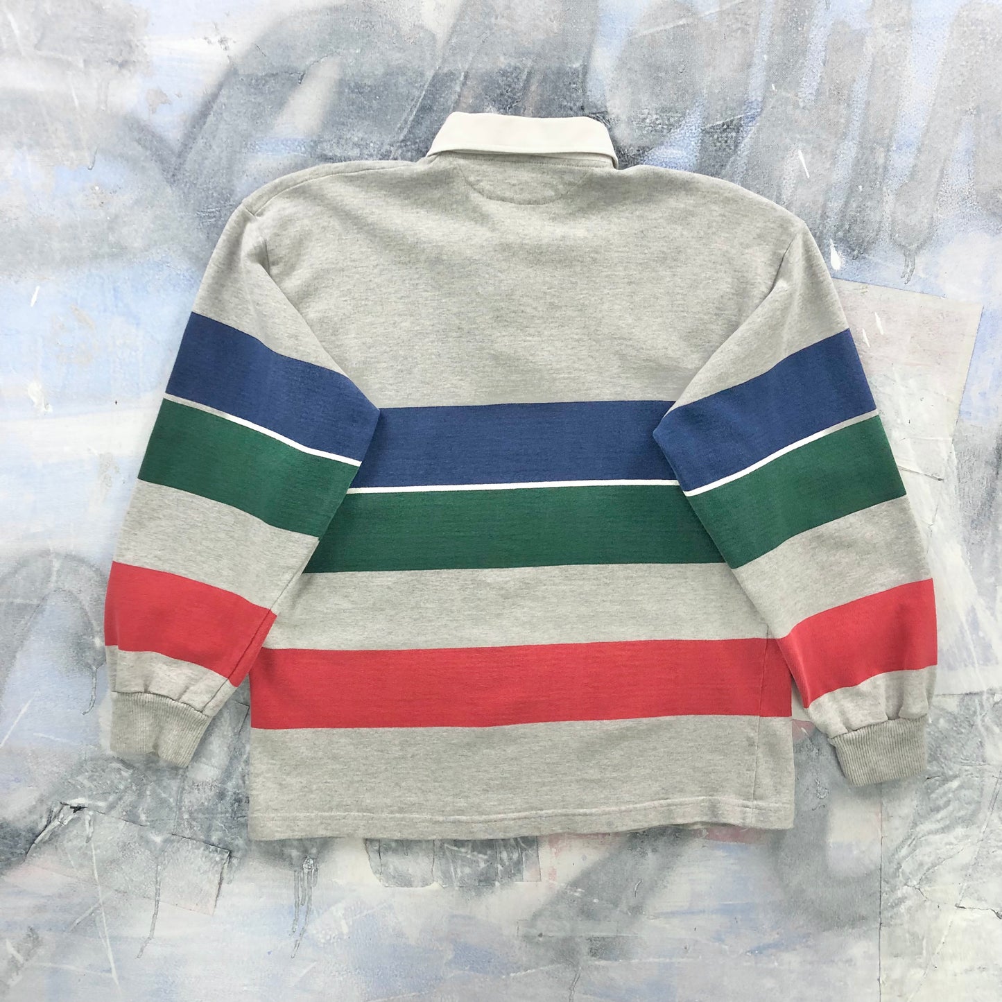 Vintage 90s Barbarian Rugby Long Sleeve Polo Shirt XL