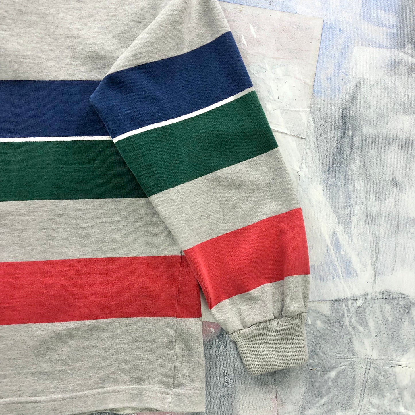 Vintage 90s Barbarian Rugby Long Sleeve Polo Shirt XL