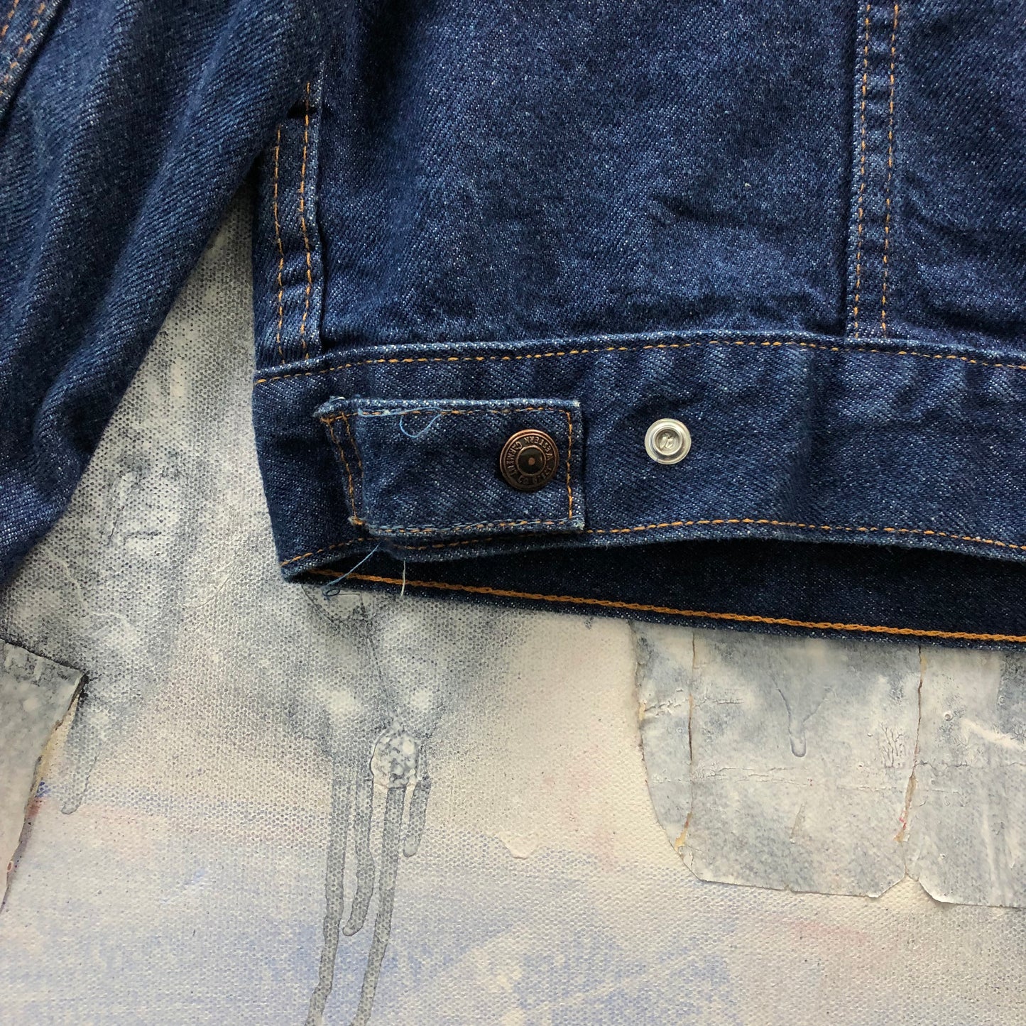 Vintage Great Western Garment Company Denim Button Jacket XL